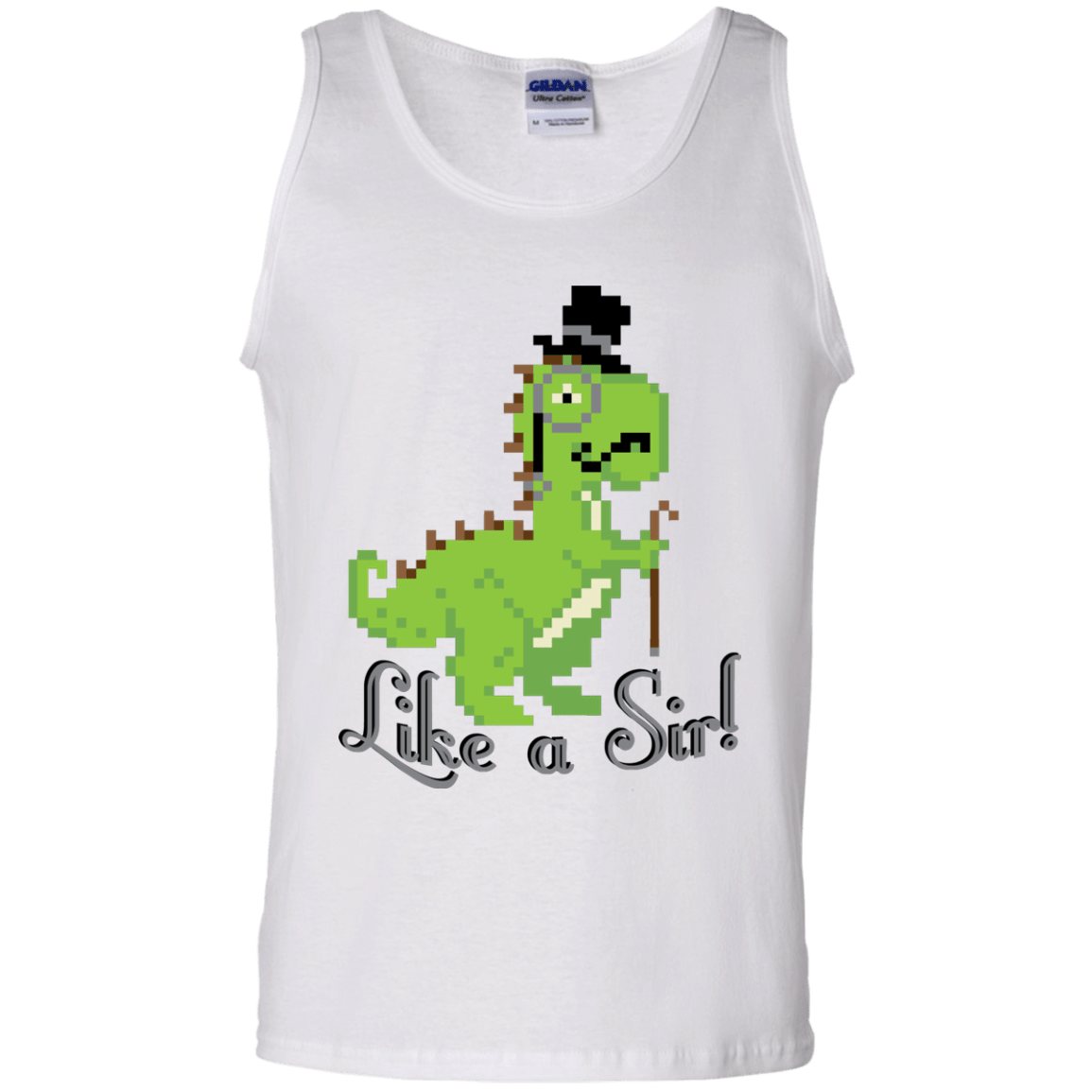 T-Shirts White / S LikeASir T-Rex Men's Tank Top