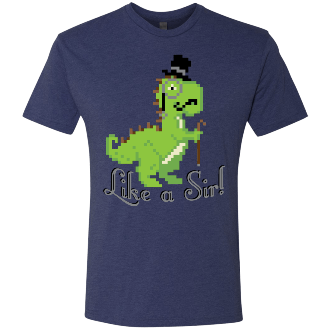 T-Shirts Vintage Navy / S LikeASir T-Rex Men's Triblend T-Shirt