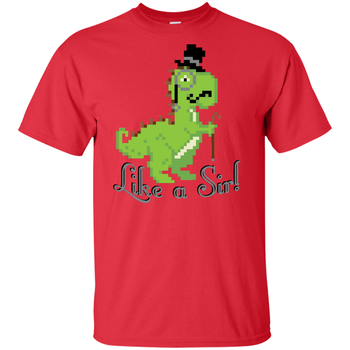 T-Shirts Red / XLT LikeASir T-Rex Tall T-Shirt