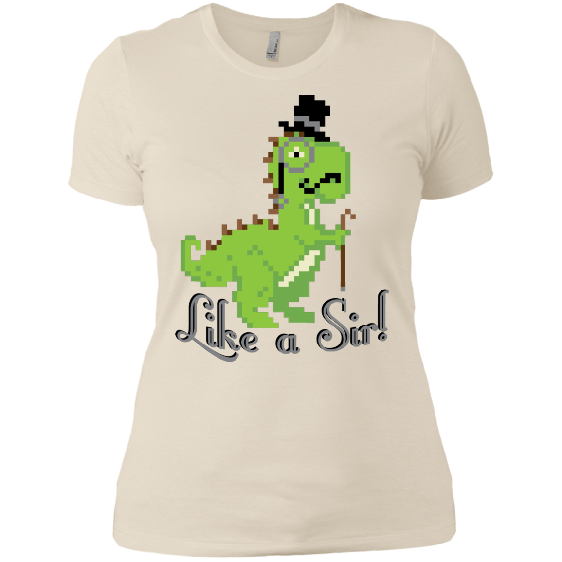 T-Shirts Ivory/ / X-Small LikeASir T-Rex Women's Premium T-Shirt