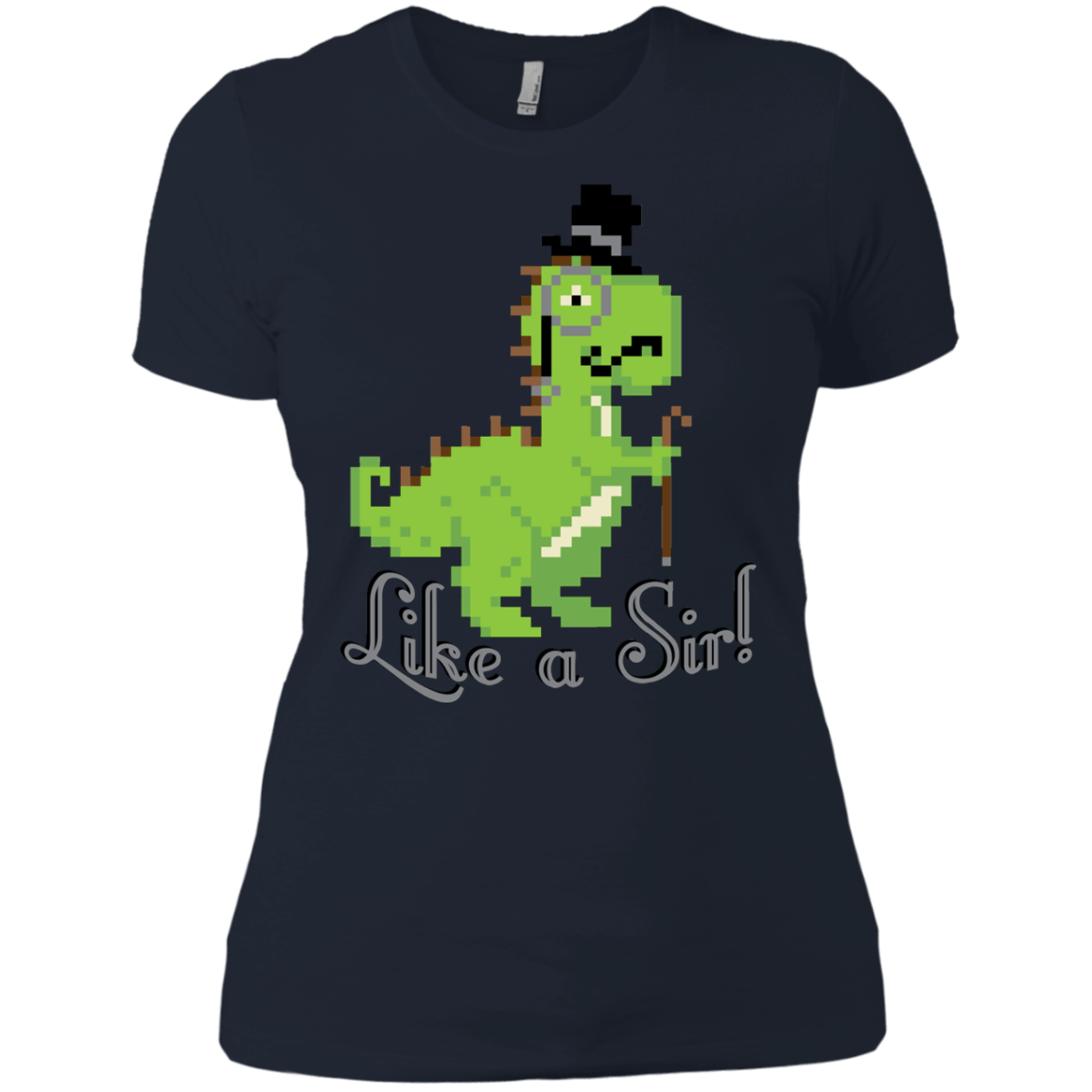 T-Shirts Midnight Navy / X-Small LikeASir T-Rex Women's Premium T-Shirt
