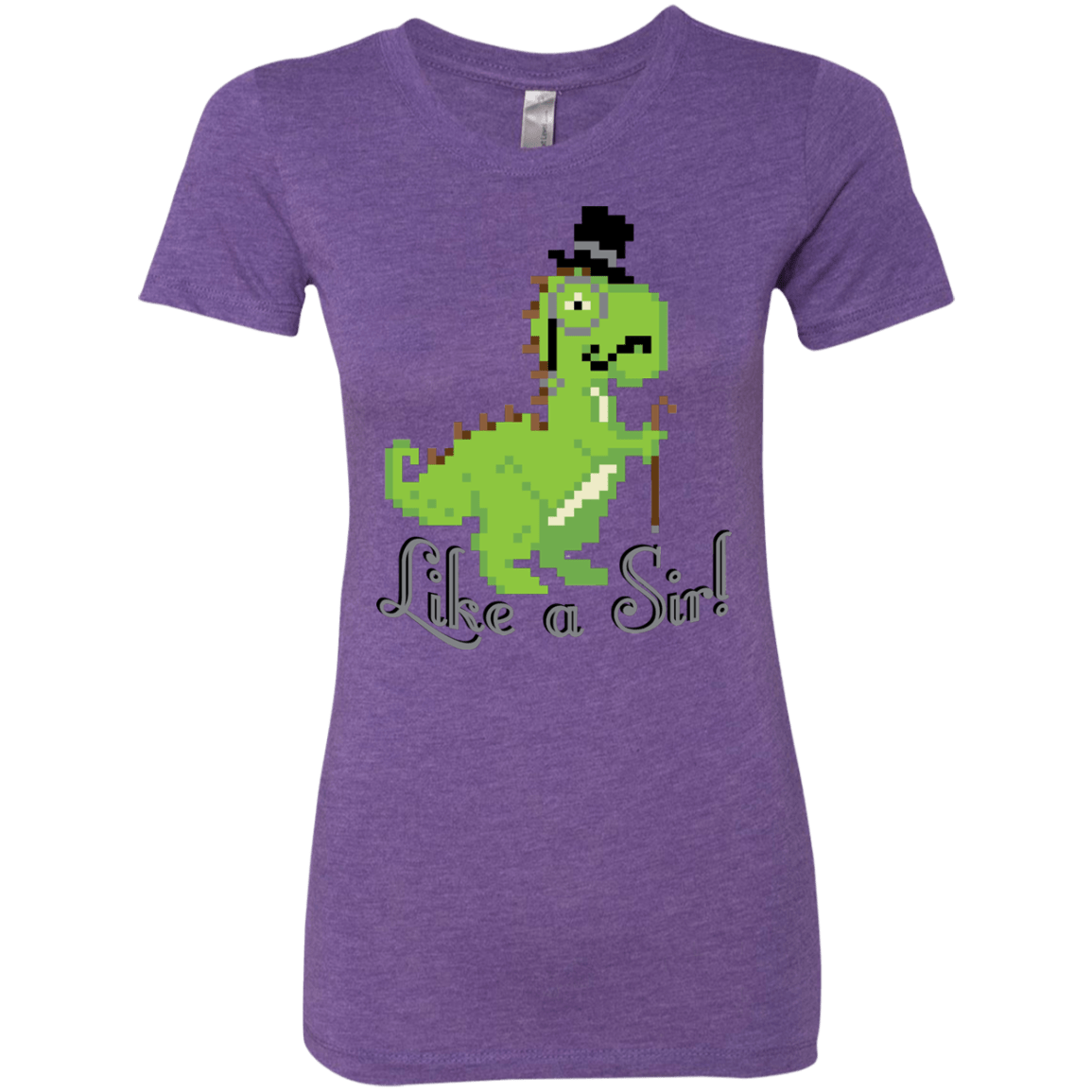 T-Shirts Purple Rush / S LikeASir T-Rex Women's Triblend T-Shirt