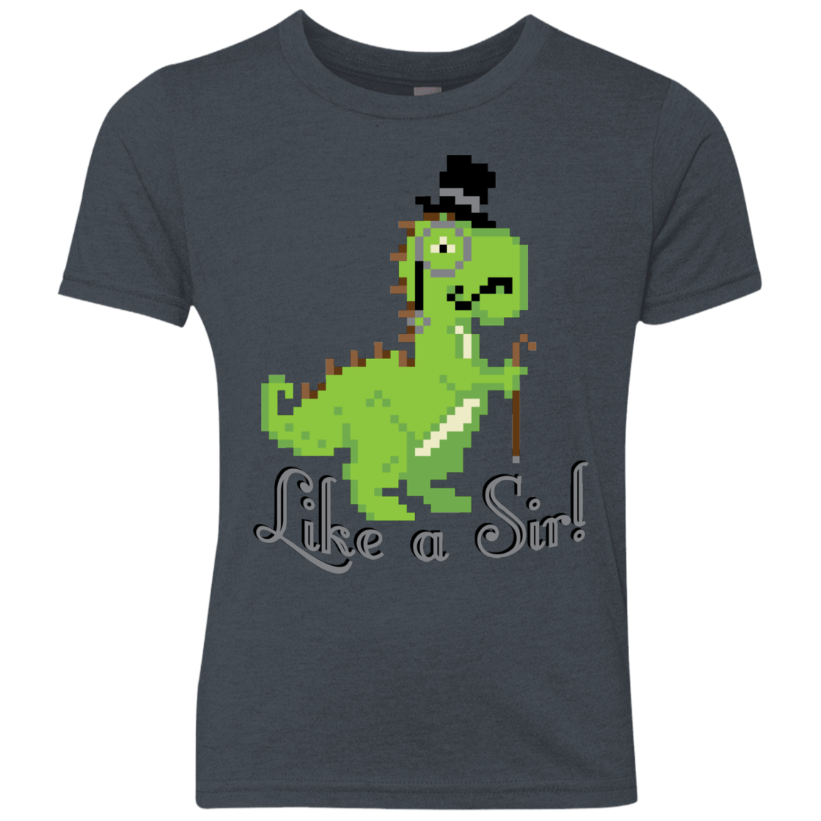 T-Shirts Vintage Navy / YXS LikeASir T-Rex Youth Triblend T-Shirt