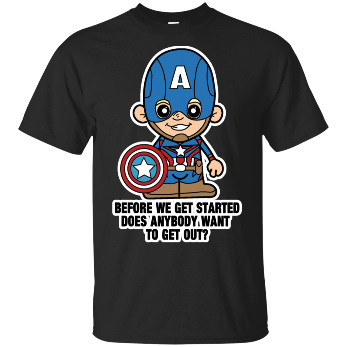 T-Shirts Black / S Lil Cap T-Shirt