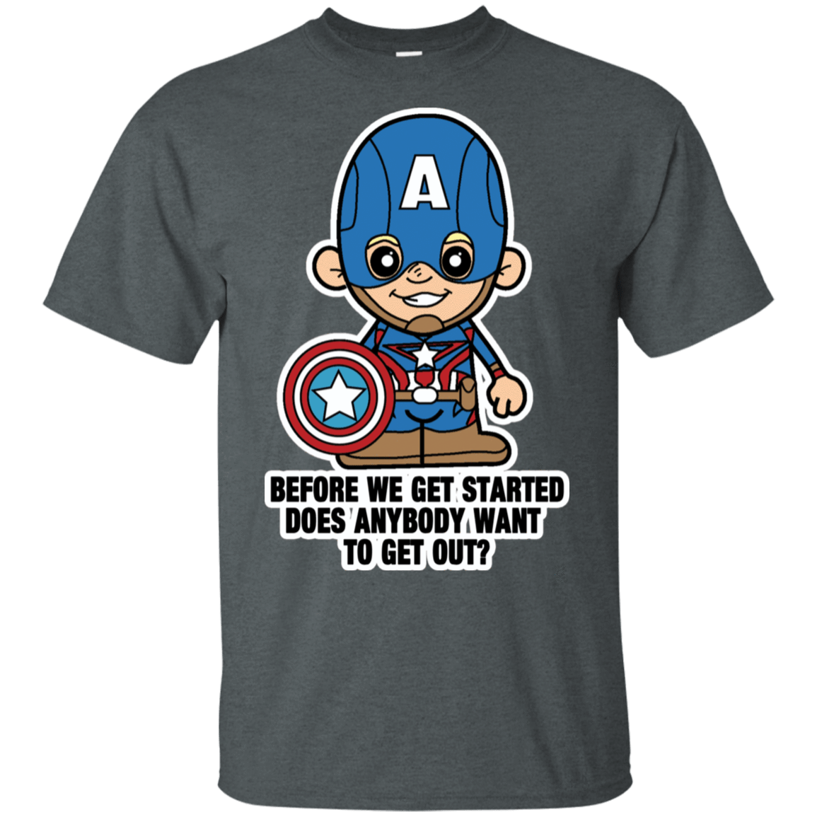 T-Shirts Dark Heather / S Lil Cap T-Shirt