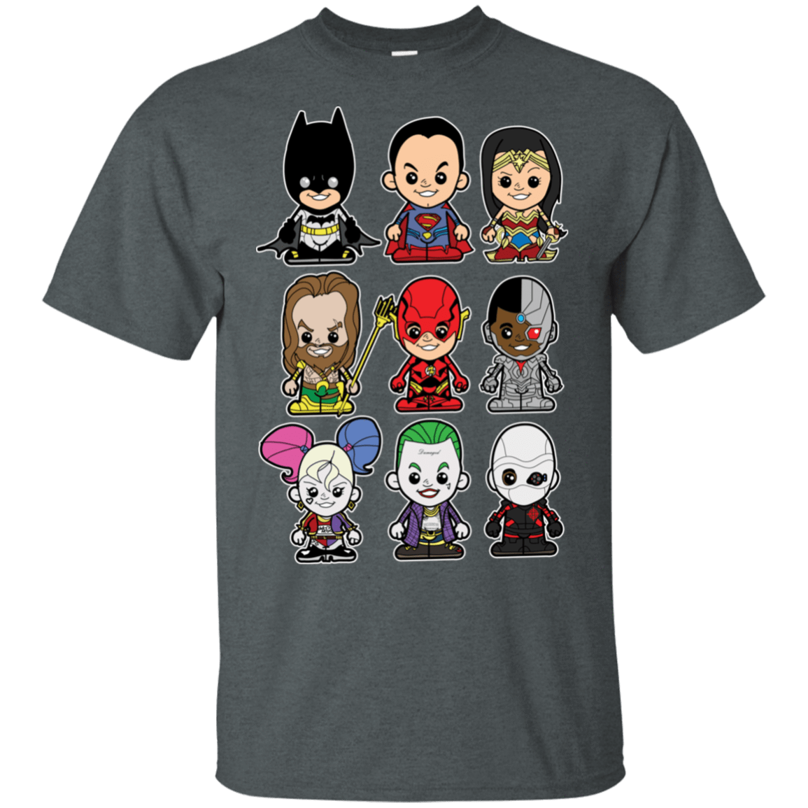 T-Shirts Dark Heather / S Lil DCEU T-Shirt