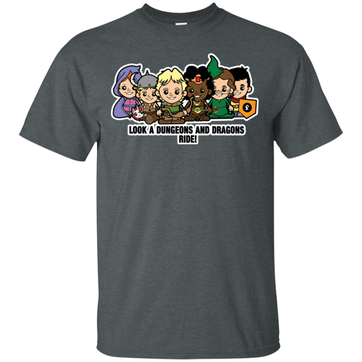 T-Shirts Dark Heather / S Lil Dungeons and Dragons T-Shirt
