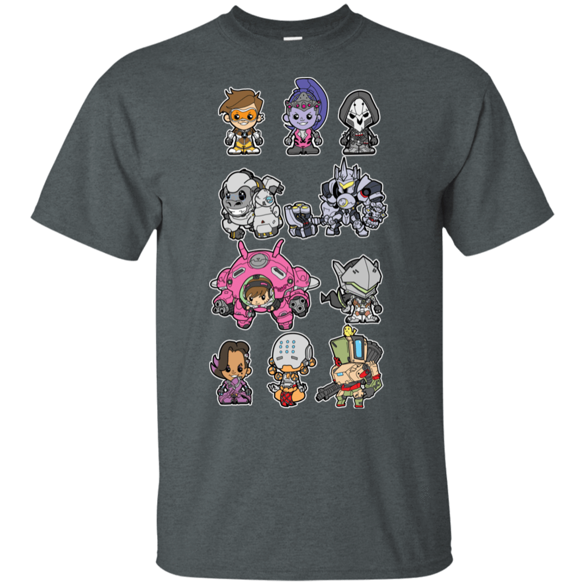 T-Shirts Dark Heather / S Lil Overwatch T-Shirt