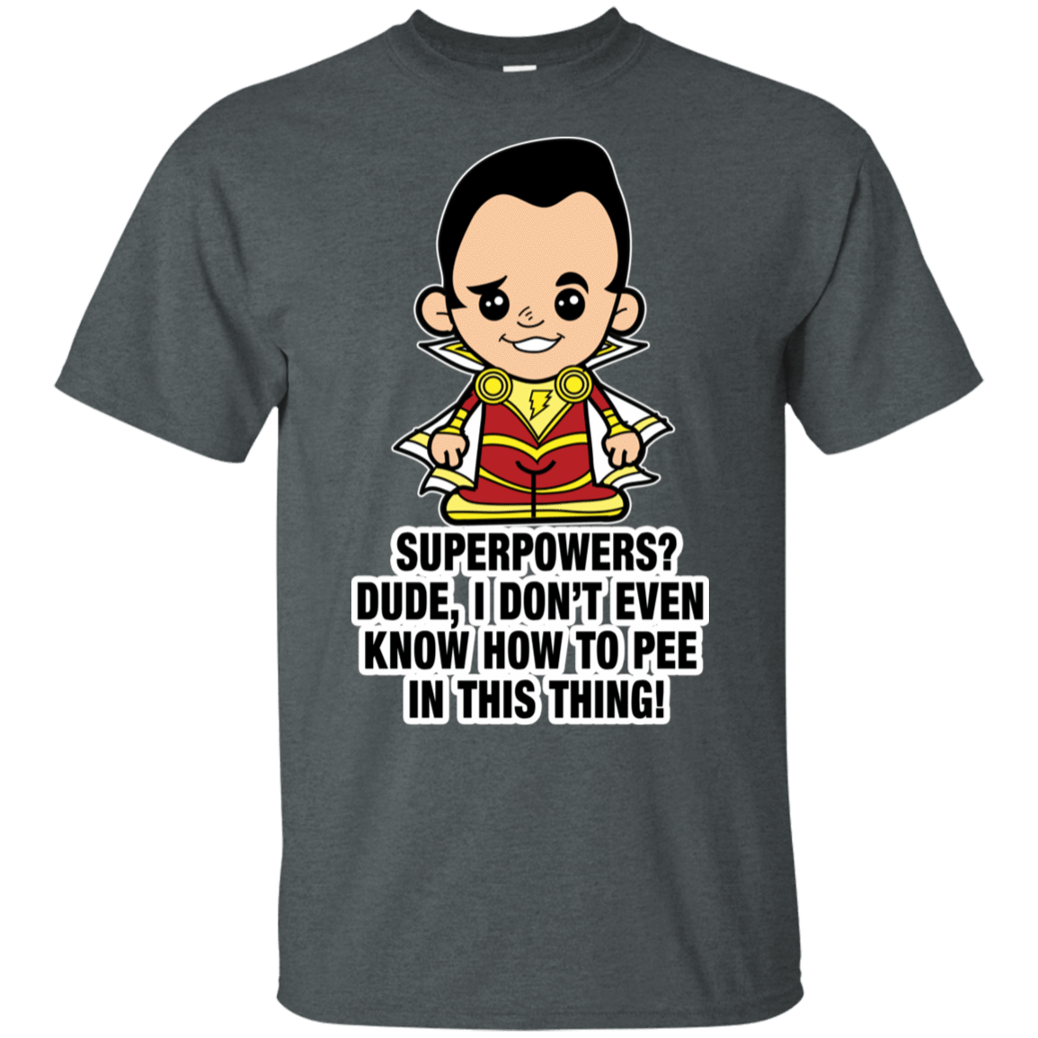 T-Shirts Dark Heather / S Lil Shazam T-Shirt