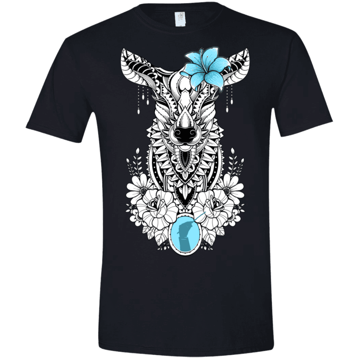 T-Shirts Black / X-Small Lily Men's Semi-Fitted Softstyle