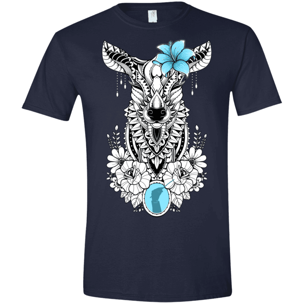 T-Shirts Navy / X-Small Lily Men's Semi-Fitted Softstyle