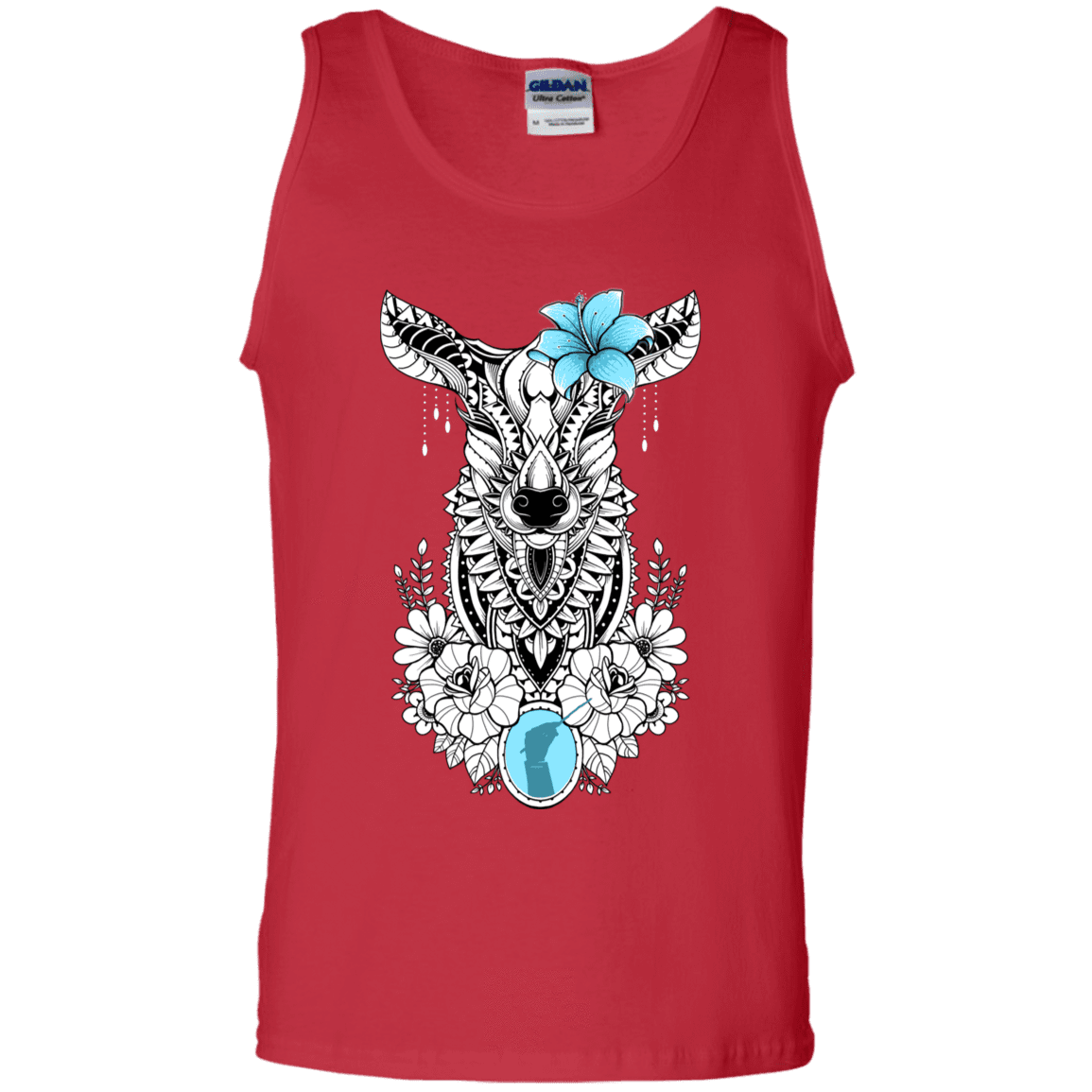 T-Shirts Red / S Lily Men's Tank Top
