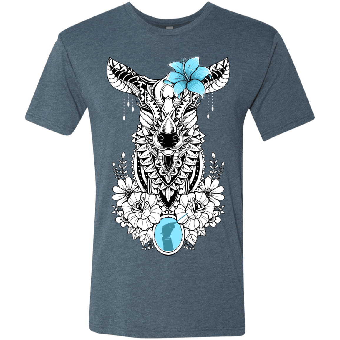 T-Shirts Indigo / S Lily Men's Triblend T-Shirt