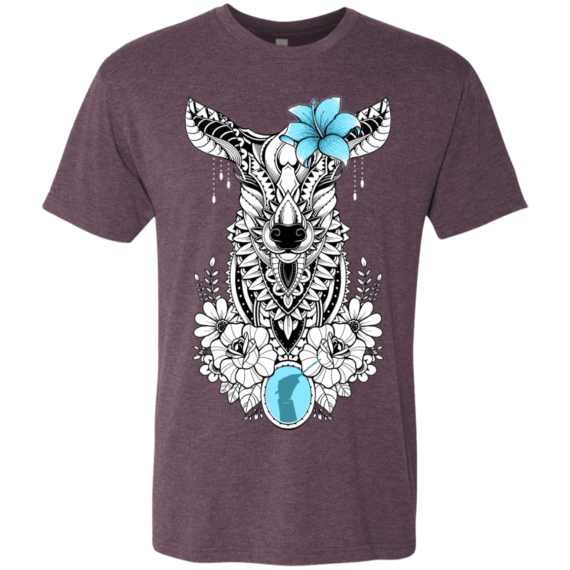 T-Shirts Vintage Purple / S Lily Men's Triblend T-Shirt