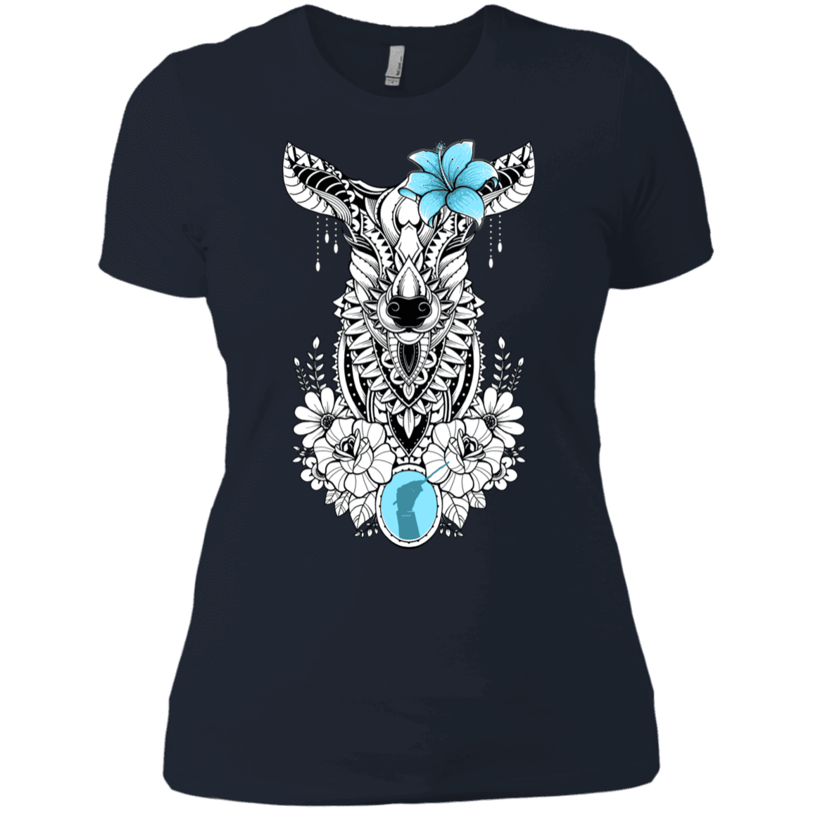 T-Shirts Midnight Navy / X-Small Lily Women's Premium T-Shirt