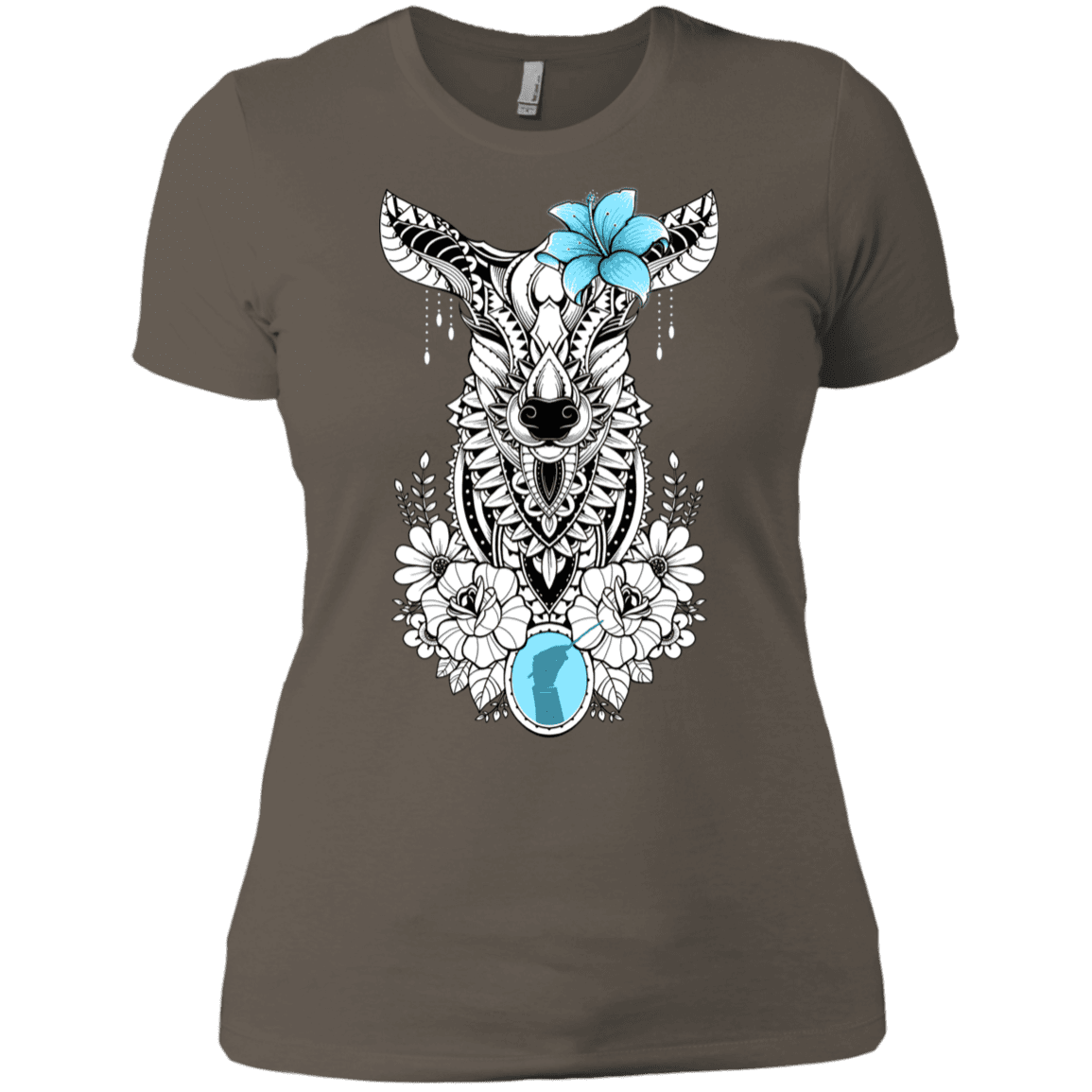 T-Shirts Warm Grey / X-Small Lily Women's Premium T-Shirt