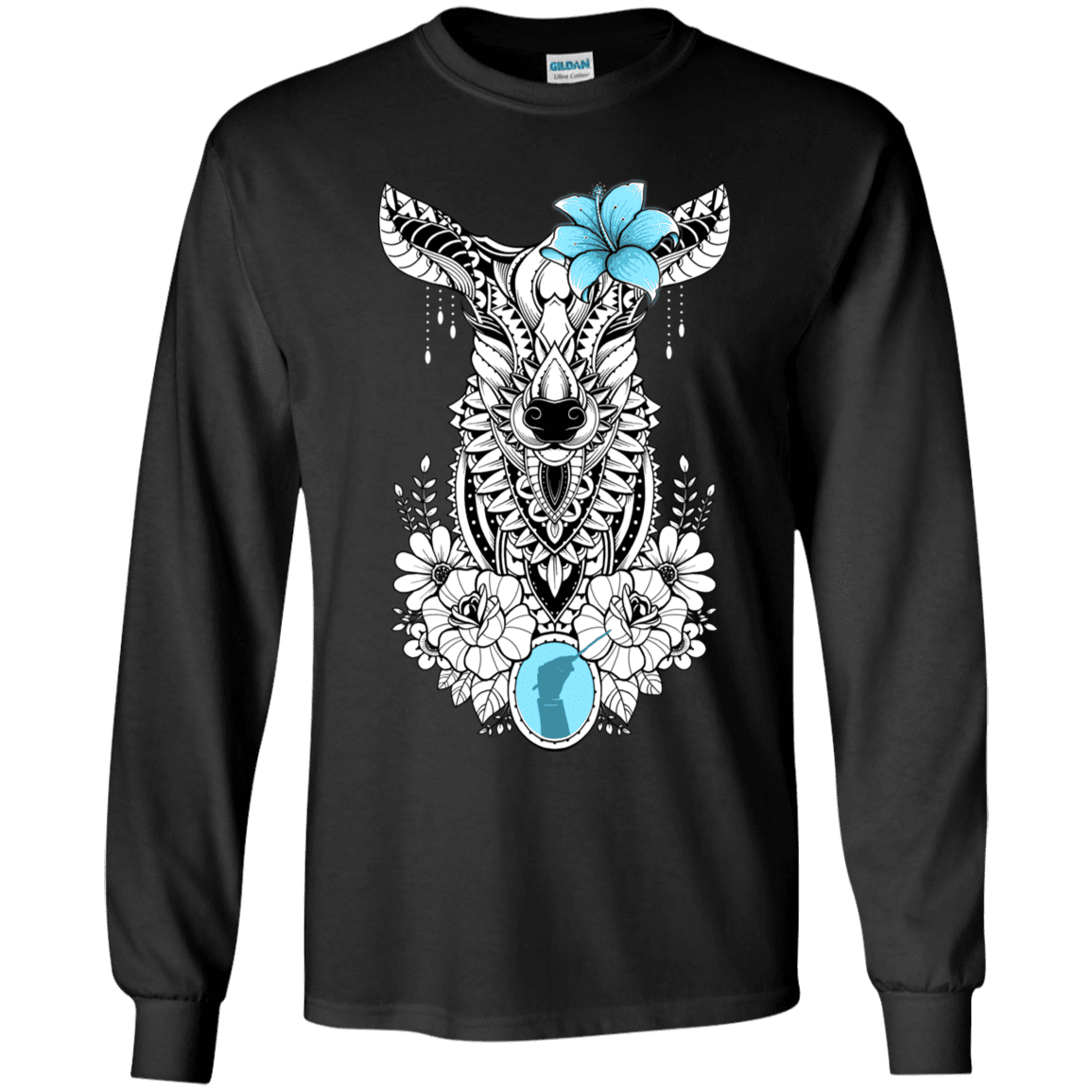 T-Shirts Black / YS Lily Youth Long Sleeve T-Shirt