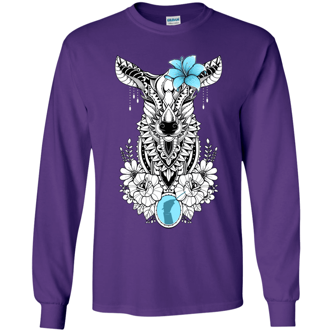 T-Shirts Purple / YS Lily Youth Long Sleeve T-Shirt