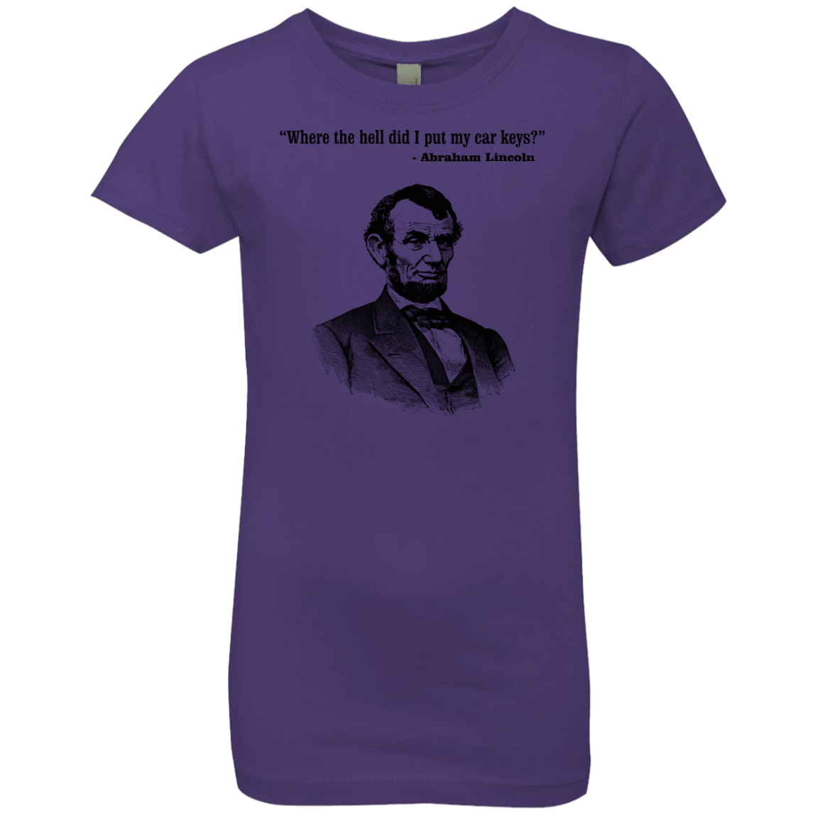 T-Shirts Purple Rush / YXS Lincoln car keys Girls Premium T-Shirt