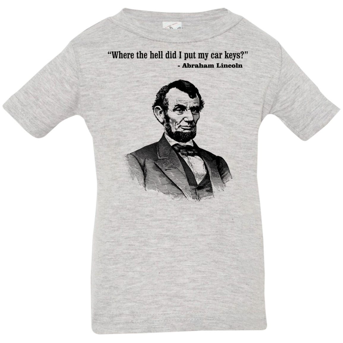 T-Shirts Heather Grey / 6 Months Lincoln car keys Infant Premium T-Shirt