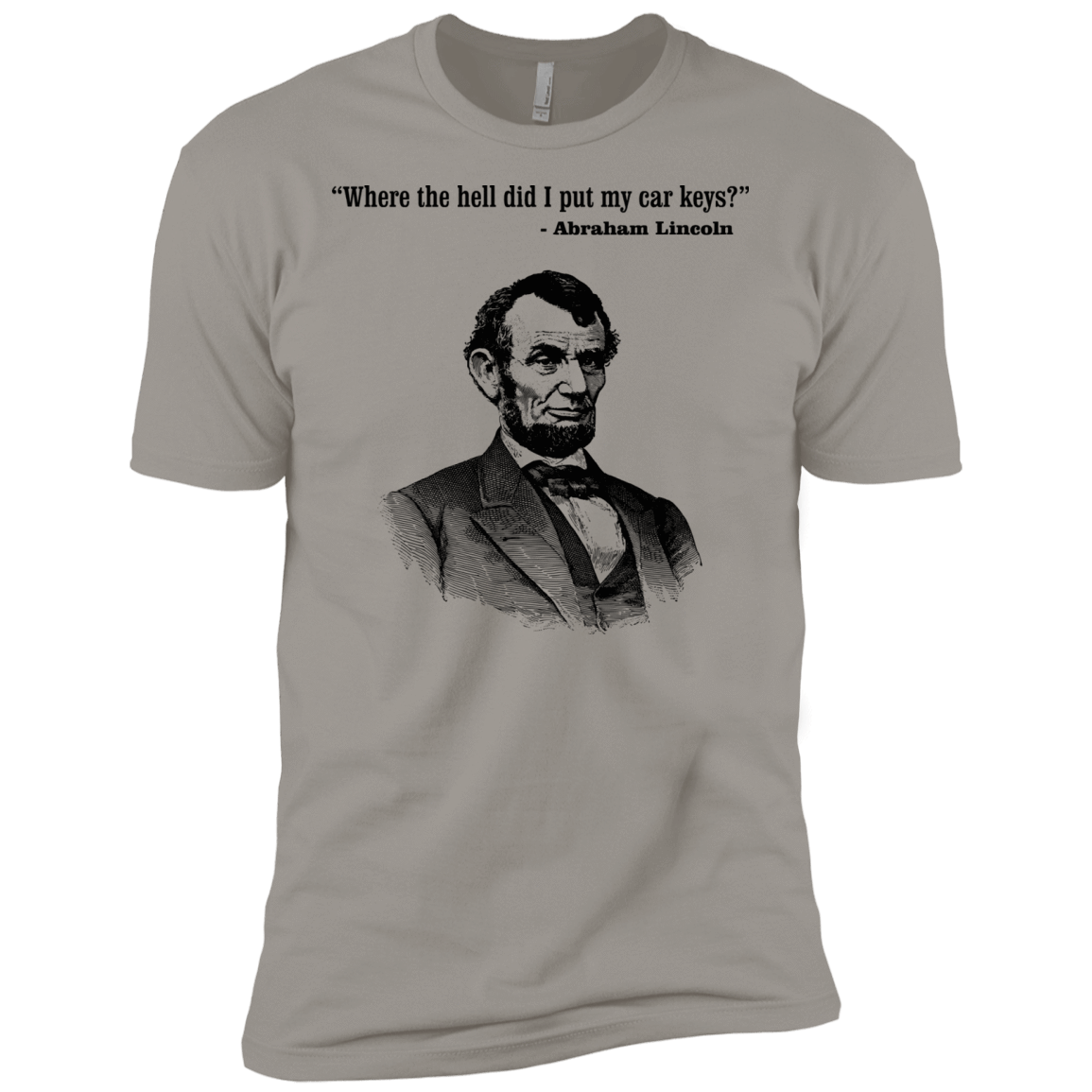 T-Shirts Light Grey / X-Small Lincoln car keys Men's Premium T-Shirt