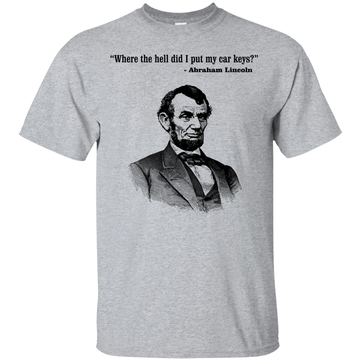 T-Shirts Sport Grey / Small Lincoln car keys T-Shirt