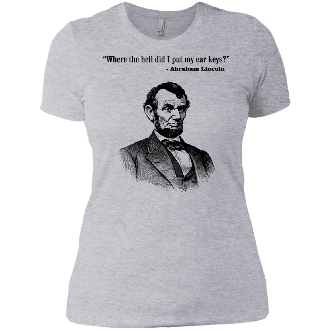 T-Shirts Heather Grey / X-Small Lincoln car keys Women's Premium T-Shirt