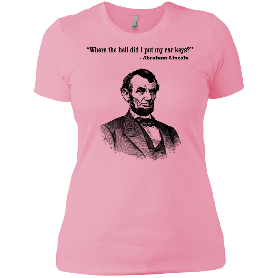 T-Shirts Light Pink / X-Small Lincoln car keys Women's Premium T-Shirt