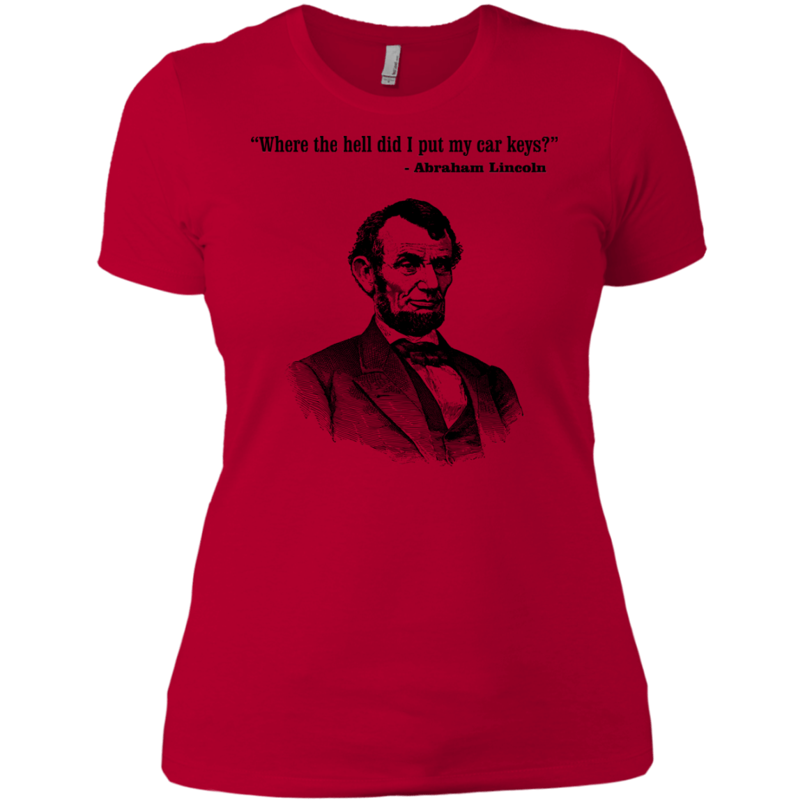 T-Shirts Red / X-Small Lincoln car keys Women's Premium T-Shirt