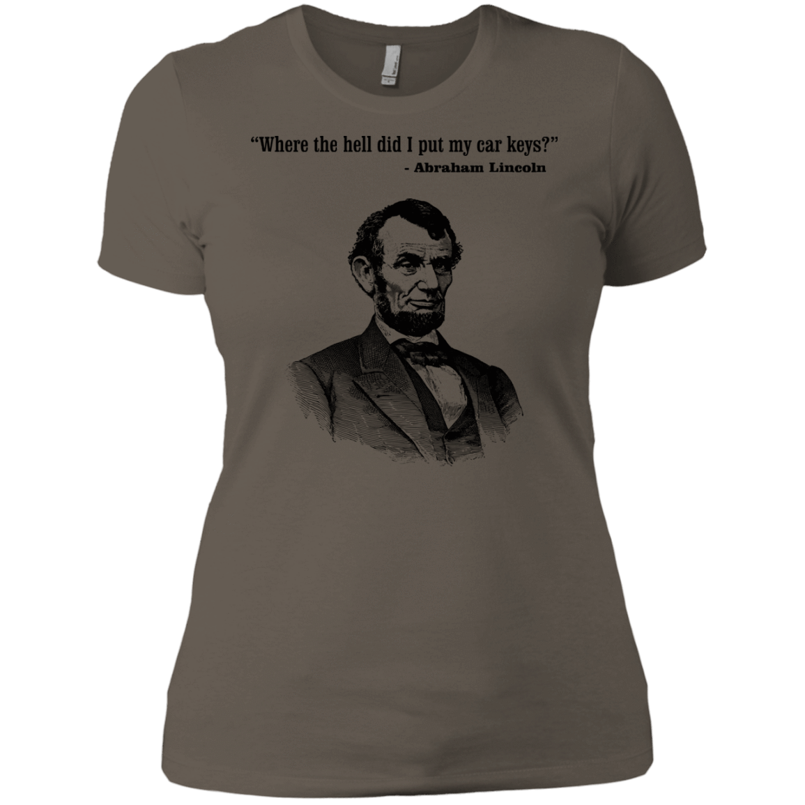 T-Shirts Warm Grey / X-Small Lincoln car keys Women's Premium T-Shirt