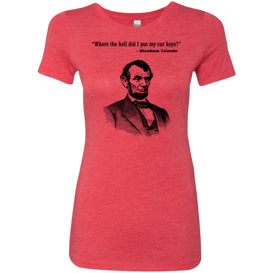 T-Shirts Vintage Red / Small Lincoln car keys Women's Triblend T-Shirt