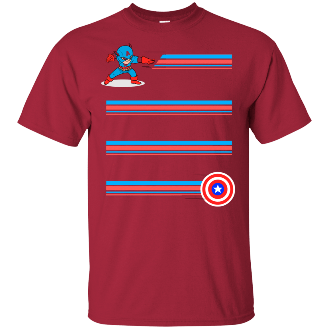 T-Shirts Cardinal / S Line Captain T-Shirt