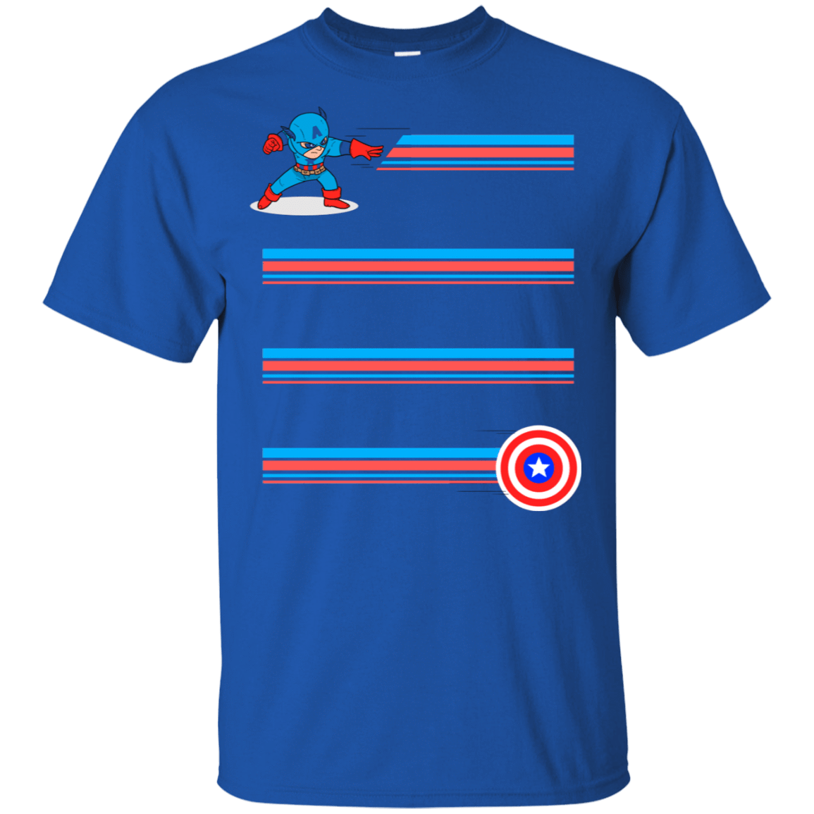 T-Shirts Royal / S Line Captain T-Shirt