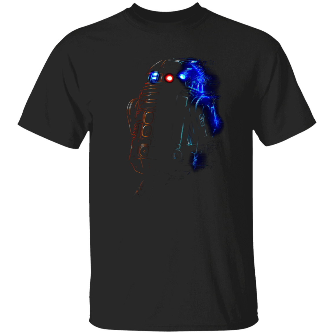 T-Shirts Black / S Line Droid T-Shirt