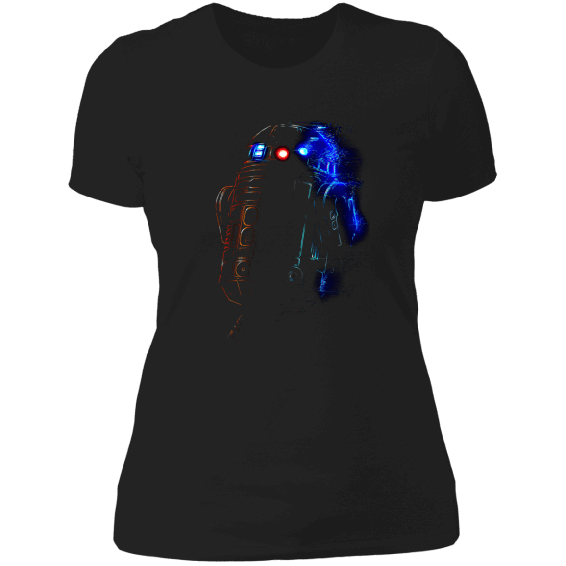 T-Shirts Black / X-Small Line Droid Women's Premium T-Shirt