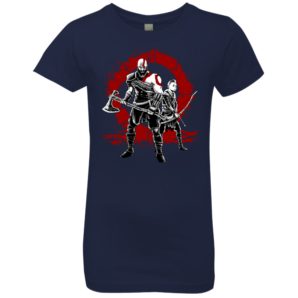 T-Shirts Midnight Navy / YXS Lineage of War Girls Premium T-Shirt