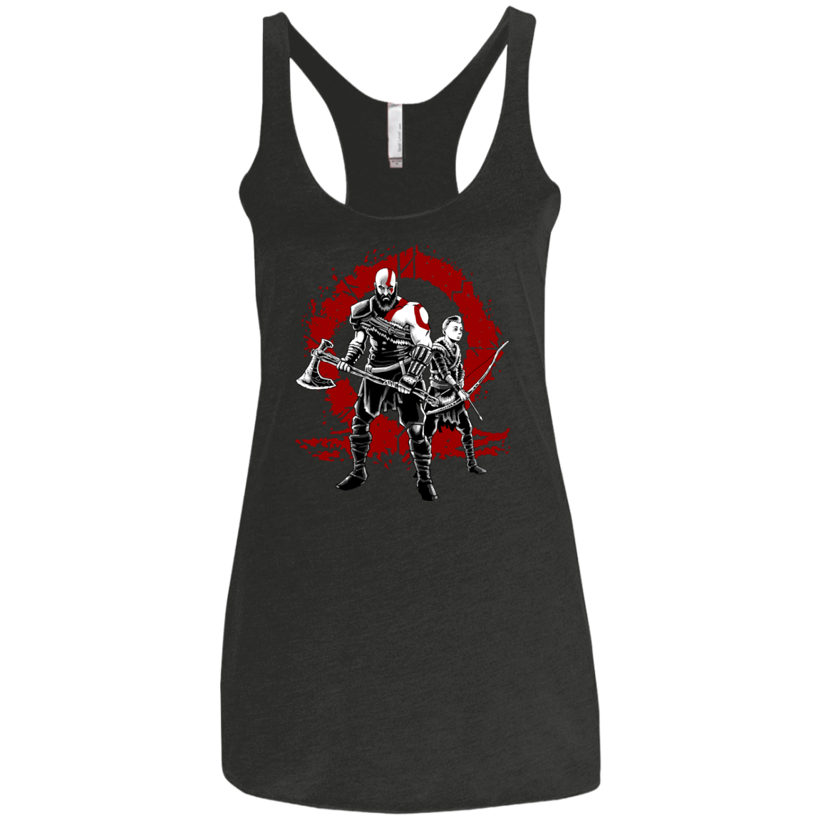 T-Shirts Vintage Black / X-Small Lineage of War Women's Triblend Racerback Tank