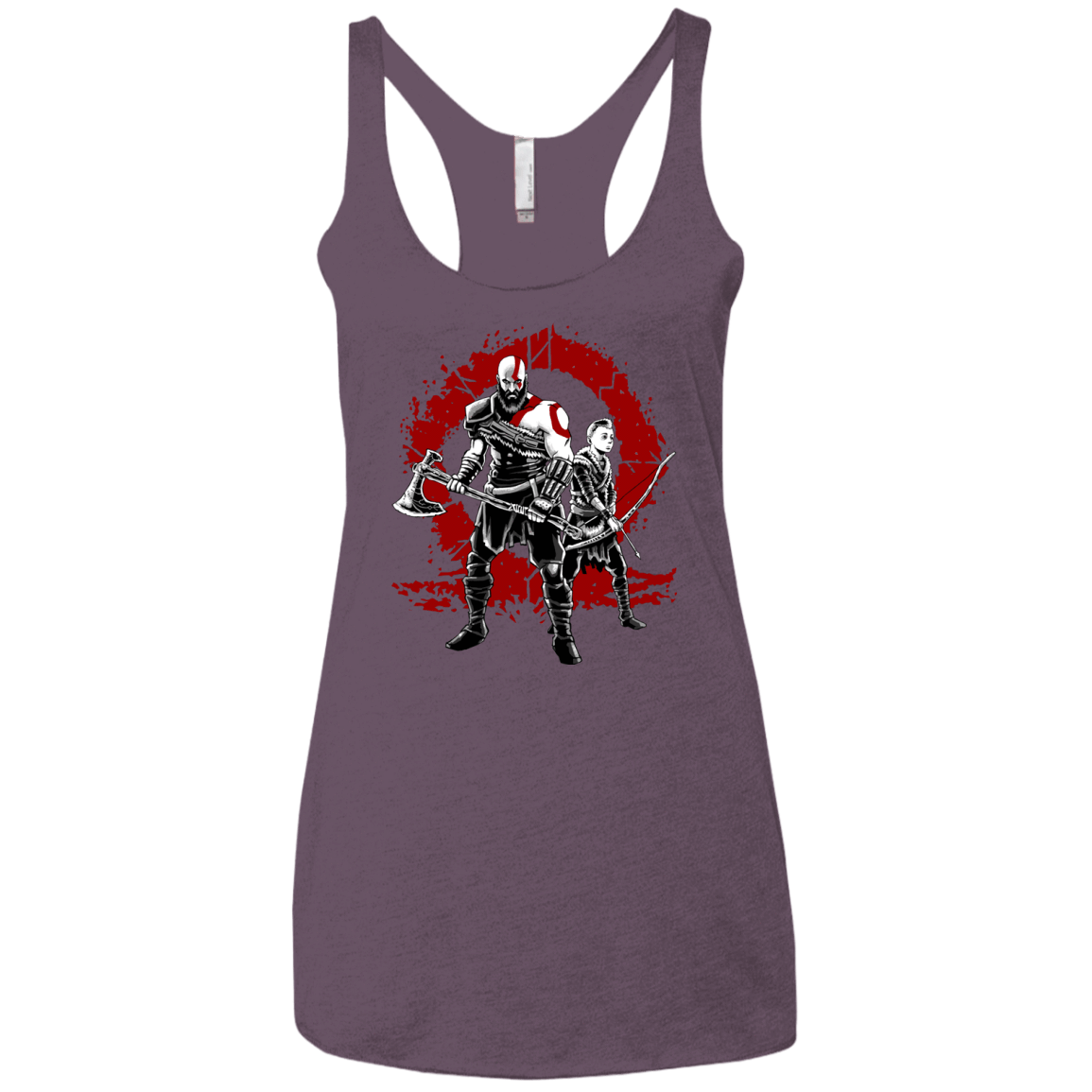 T-Shirts Vintage Purple / X-Small Lineage of War Women's Triblend Racerback Tank