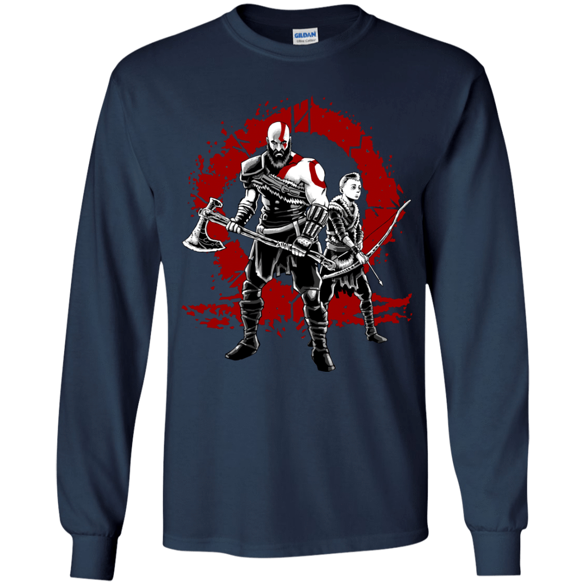 T-Shirts Navy / YS Lineage of War Youth Long Sleeve T-Shirt