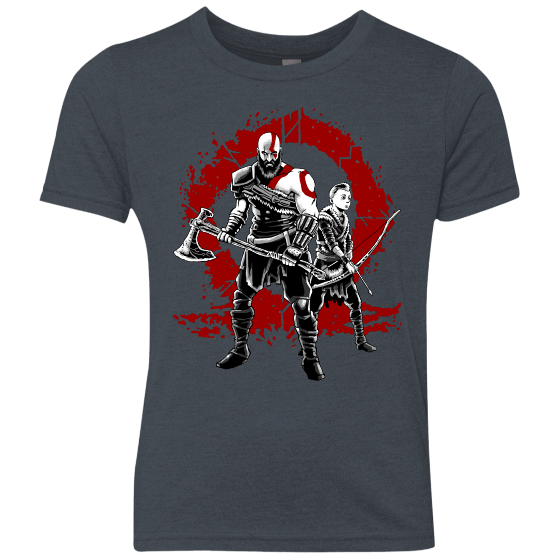 T-Shirts Vintage Navy / YXS Lineage of War Youth Triblend T-Shirt