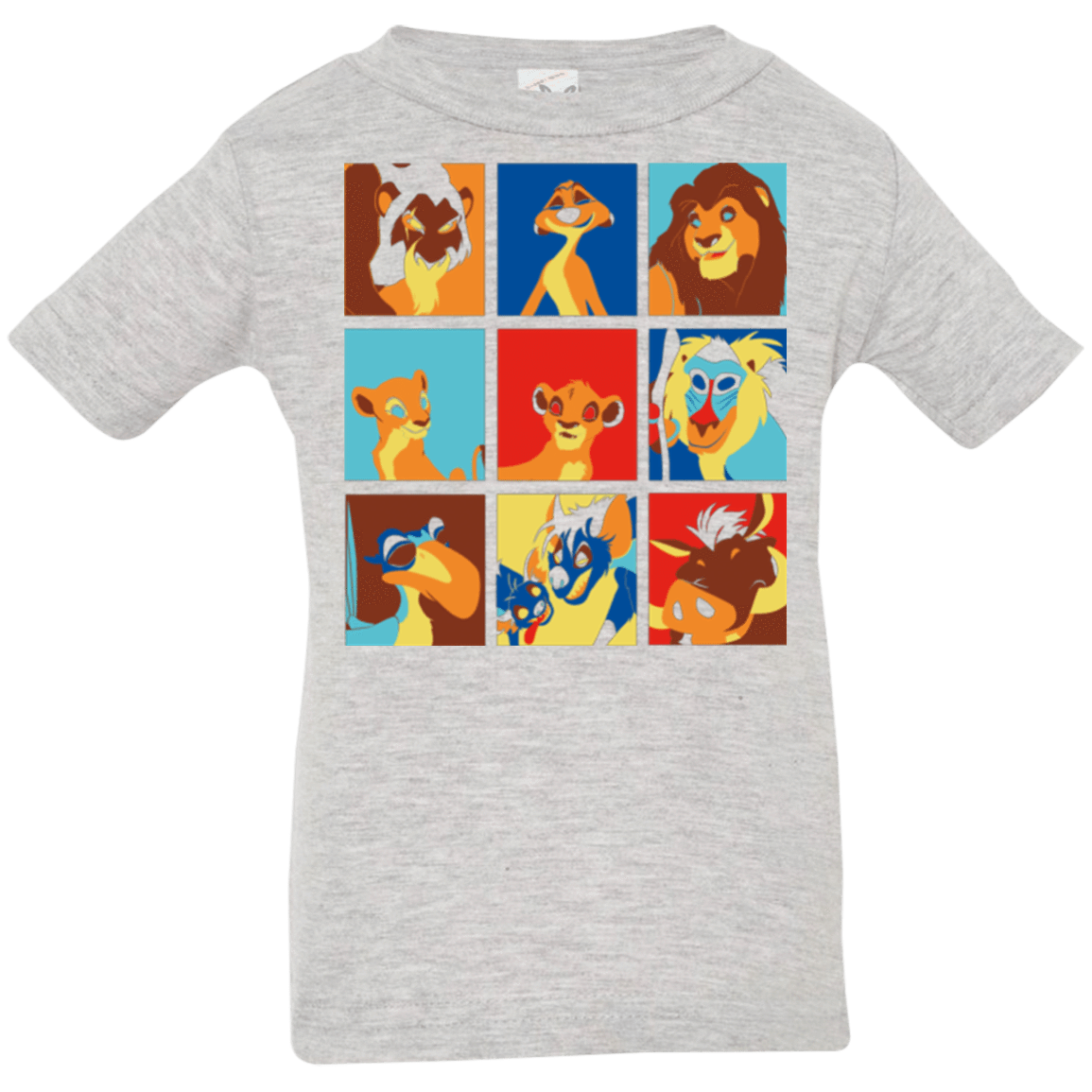 T-Shirts Heather / 6 Months Lion Pop Infant PremiumT-Shirt