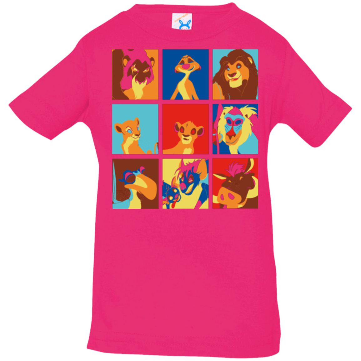 T-Shirts Hot Pink / 6 Months Lion Pop Infant PremiumT-Shirt