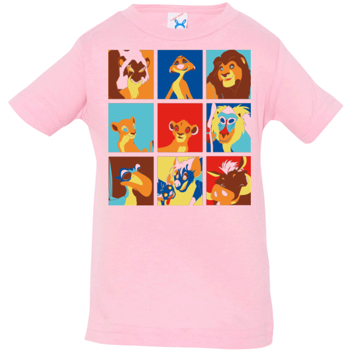 T-Shirts Pink / 6 Months Lion Pop Infant PremiumT-Shirt
