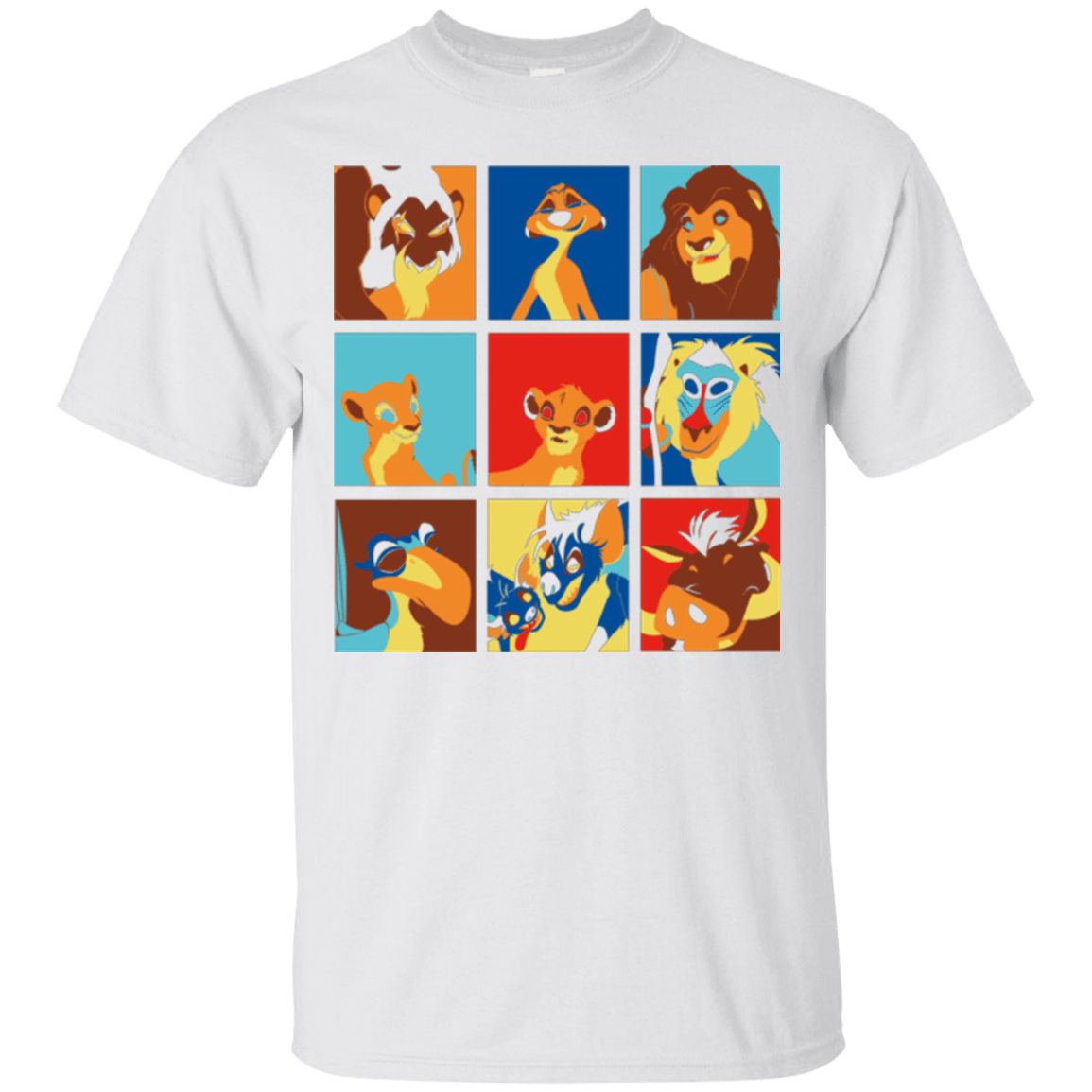 T-Shirts White / Small Lion Pop T-Shirt