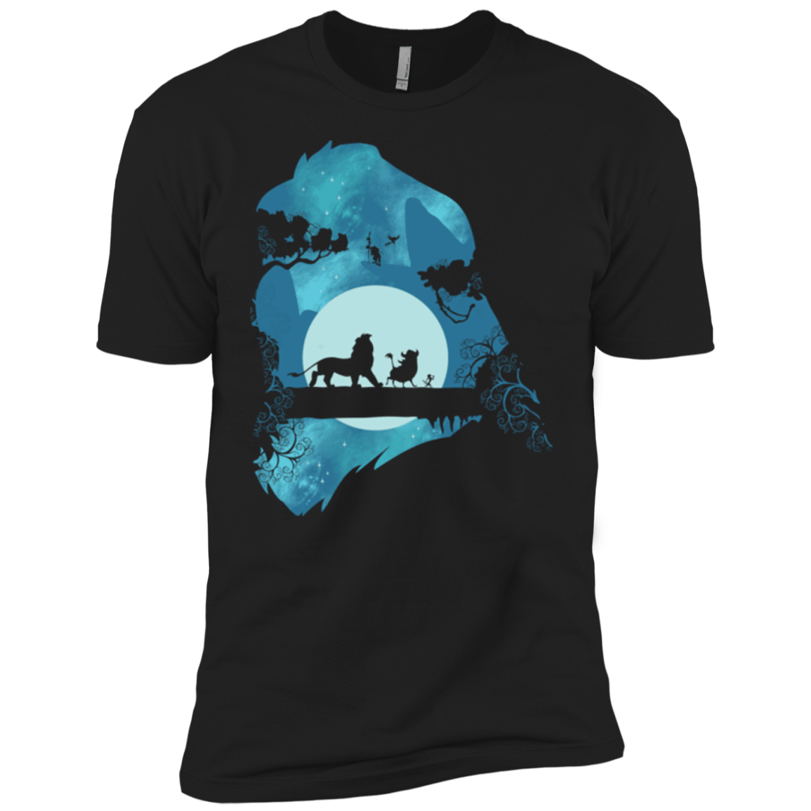 T-Shirts Black / YXS Lion Portrait Boys Premium T-Shirt