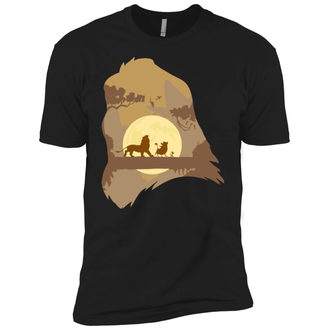 T-Shirts Black / YXS Lion Portrait Boys Premium T-Shirt