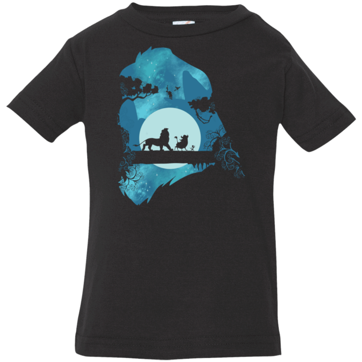 T-Shirts Black / 6 Months Lion Portrait Infant Premium T-Shirt