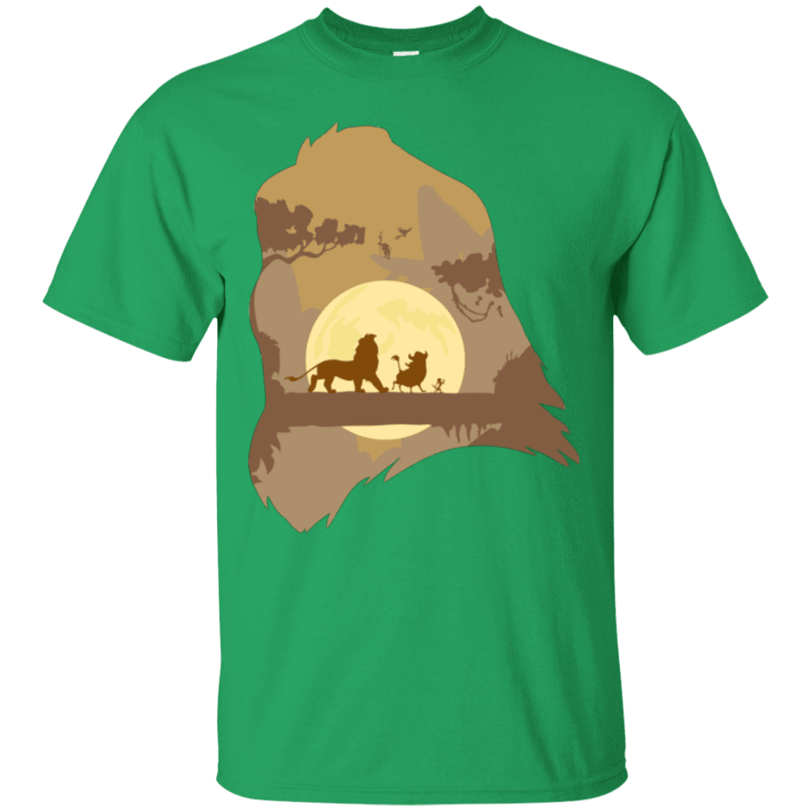 T-Shirts Irish Green / Small Lion Portrait T-Shirt