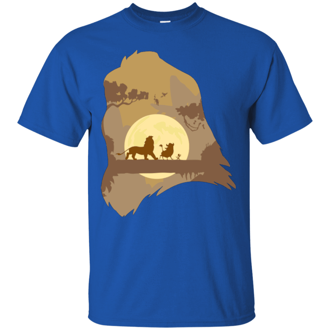 T-Shirts Royal / Small Lion Portrait T-Shirt