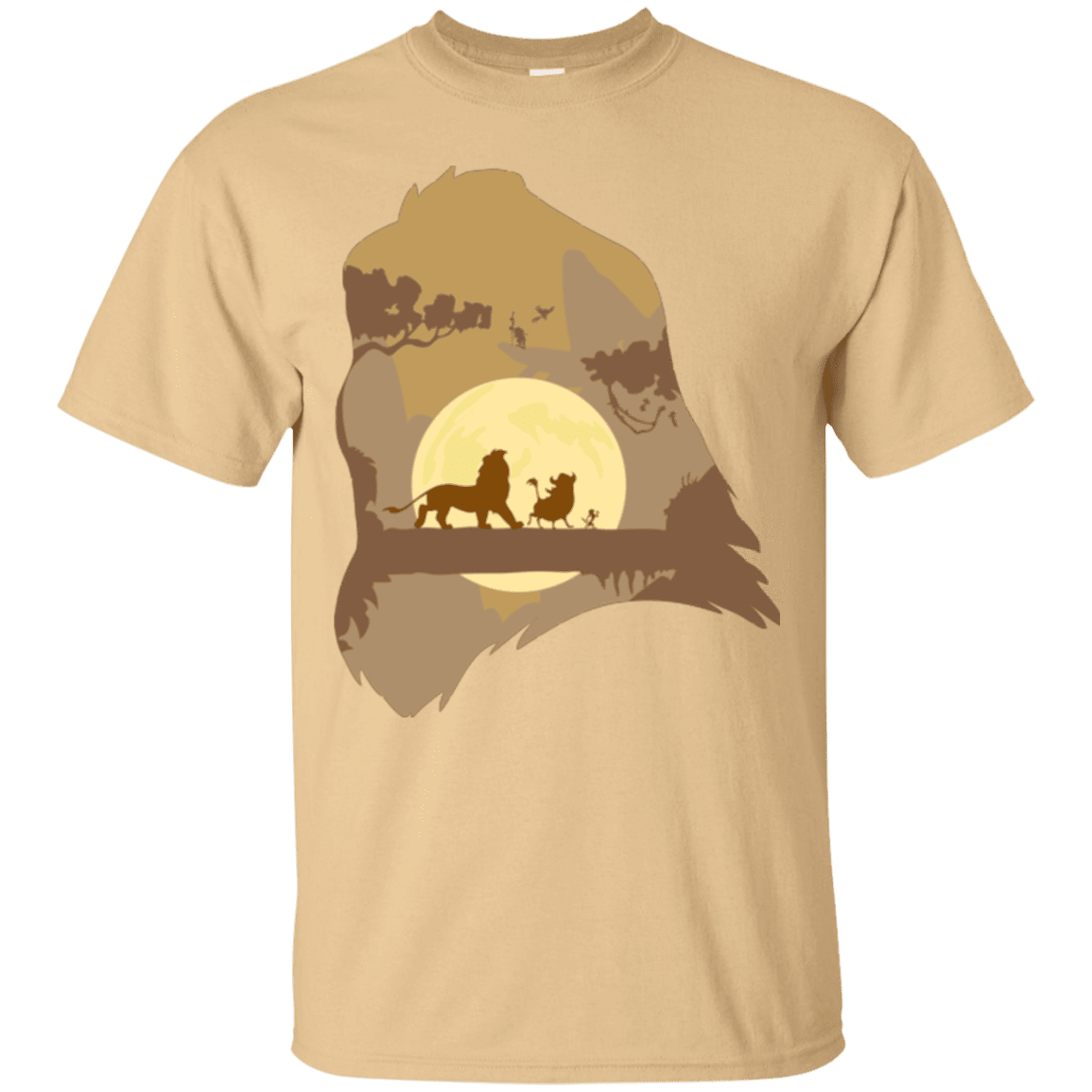 T-Shirts Vegas Gold / Small Lion Portrait T-Shirt